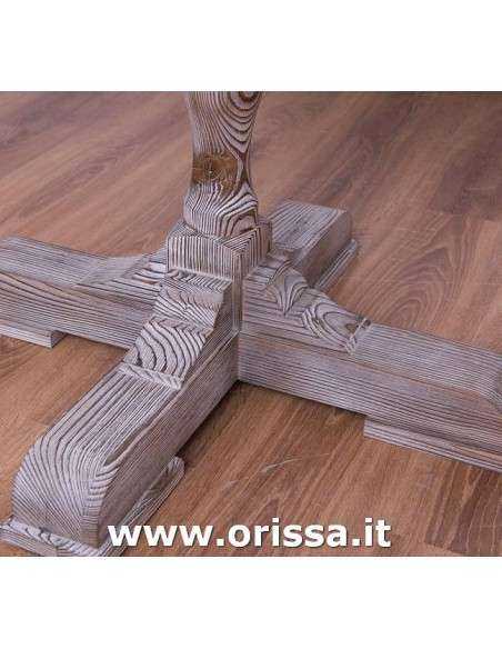 tavolo bistrot, tavolino bar gamba centrale stile nordico e country - MS675