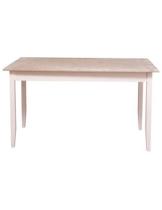 Tavolo da pranzo stile country chic 140cm legno MS659-140