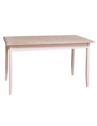 Tavolo da pranzo stile country chic 140cm legno MS659-140