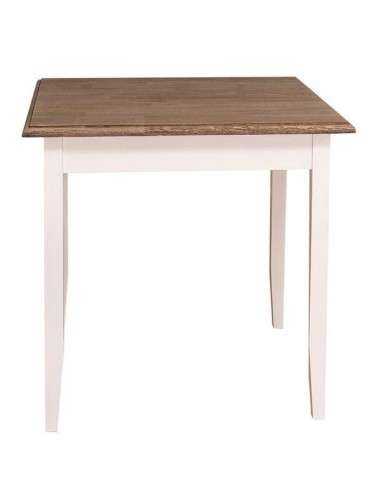 Tavolo da pranzo stile country chic 80cm legno MS659-80