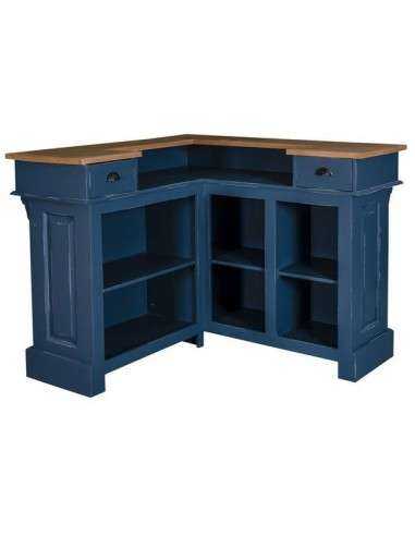 mobile bar angolare stile shabby chic, provenzale e country MS484-140