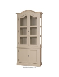 Vetrina shabby chic due corpi MS553