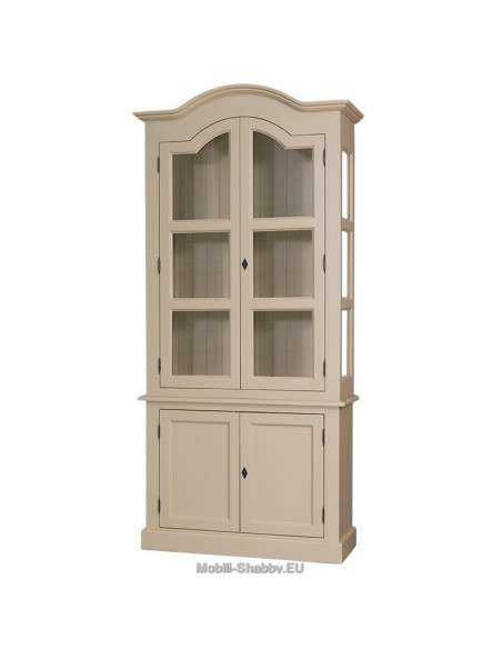 Vetrina shabby chic due corpi MS553
