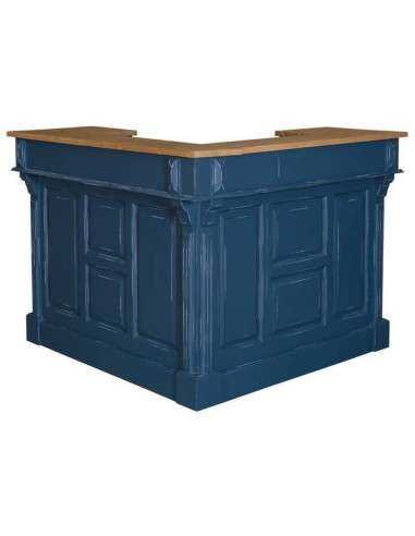 mobile bar angolare stile shabby chic, provenzale e country MS484-140