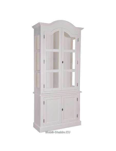 Vetrina shabby chic due corpi MS553