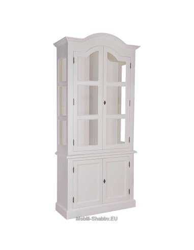 Vetrina shabby chic due corpi MS553