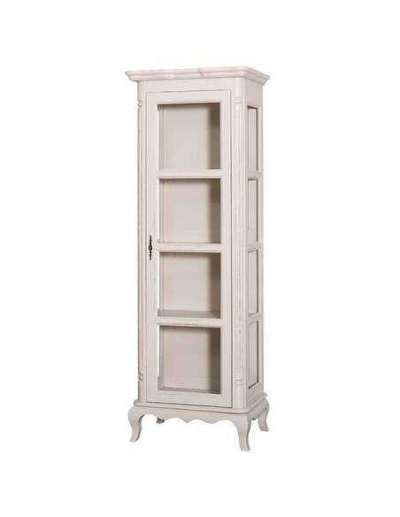 Vetrina shabby chic in legno MS652