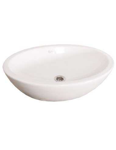 Lavabo in ceramica da appoggio