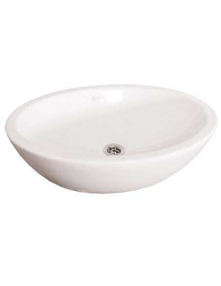 Lavabo in ceramica da appoggio
