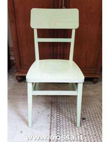 Sedia in legno colorata essenza di faggio OST-102