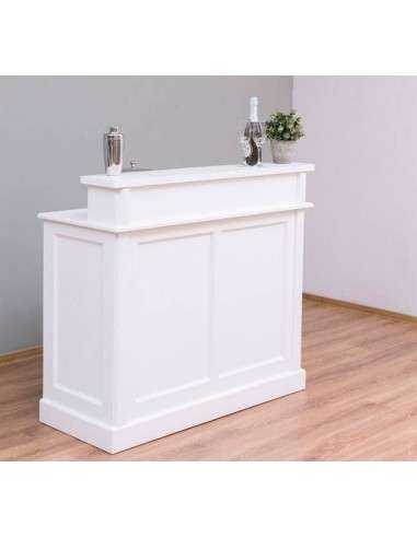 mobile bar legno sbiancato effetto shabby chic MS577