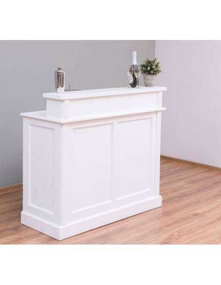 mobile bar legno sbiancato effetto shabby chic MS577