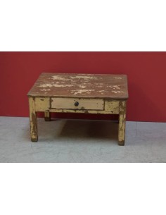 Scrivano indiano in legno di teak con cassettino TL138