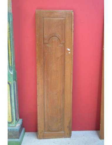 Anta singola in legno massello di teak 55cm bugna con arco CX156