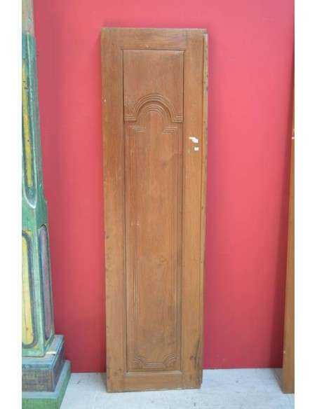 Anta singola in legno massello di teak 55cm bugna con arco CX156