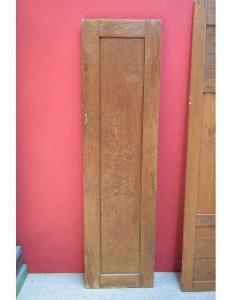 Anta singola in legno massello di teak 55cm bugna con arco CX156