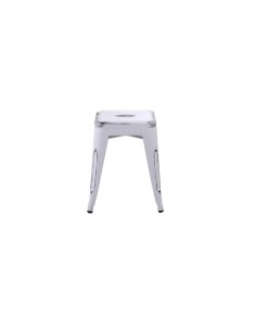 Sgabello Bristol industrial color bianco invecchiato - Vacchetti VG8031830000 2