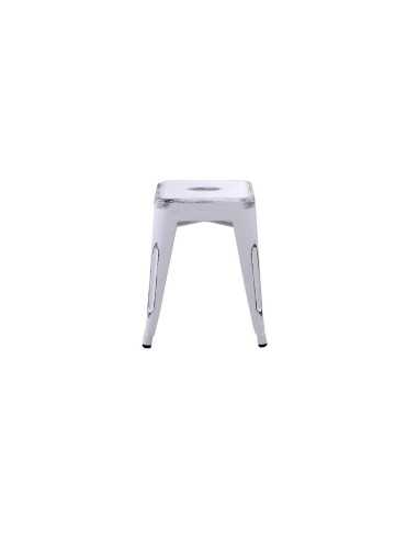 Sgabello Bristol industrial color bianco invecchiato - Vacchetti VG8031830000