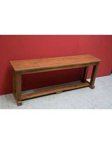 Panca in legno massello di teak epoca coloniale  TM089