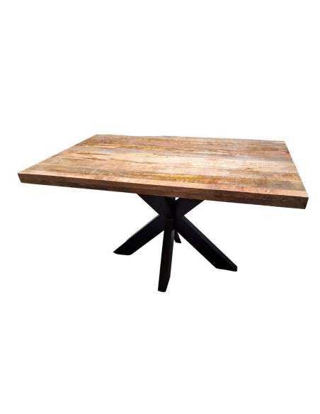 Tavolo industrial legno massello allungabile | Provenienza indiana | Misura 130x80x78 cm cm AGB1182