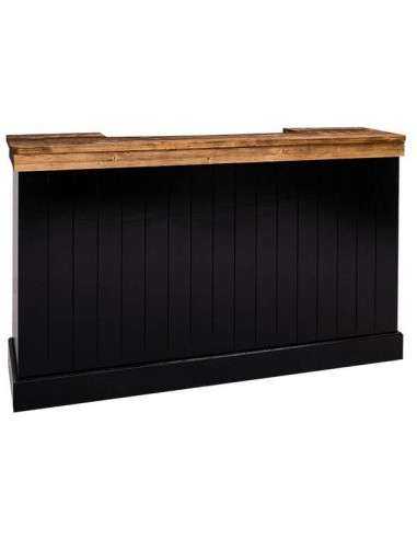 Banco bar stile country in legno colorato o rustico 180cm MS696-180