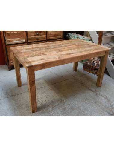 Tavolo rustico allungabile in legno massello di mango - Produzione Artigianale dall'India 150/230cm AGB0375