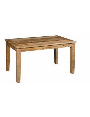 Tavolo rustico allungabile in legno massello di mango - Produzione Artigianale dall'India 150/230cm AGB0375