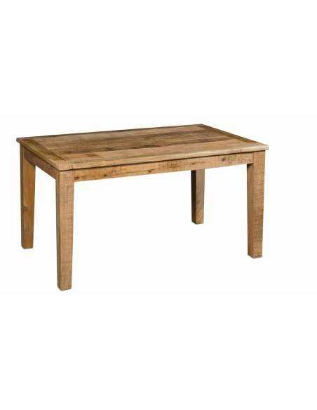 Tavolo rustico allungabile in legno massello di mango - Produzione Artigianale dall'India 150/230cm AGB0375