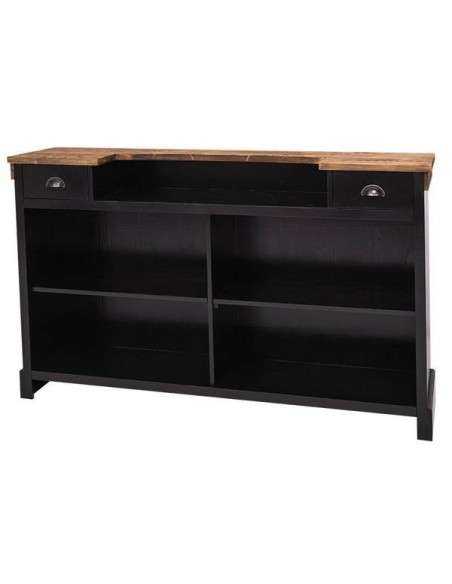 Banco bar stile country in legno colorato o rustico 180cm MS696-180