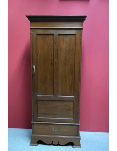 Armadio anta singola stile inglese  in legno di teak epoca coloniale TP144