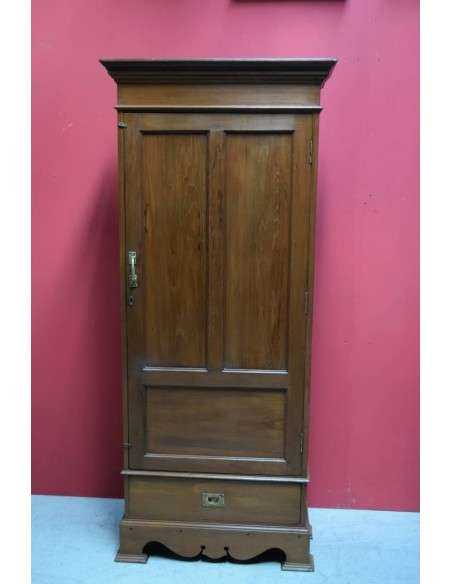 Armadio anta singola stile inglese  in legno di teak epoca coloniale TP144