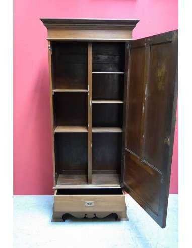 Armadio anta singola stile inglese  in legno di teak epoca coloniale TP144