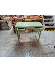 Scrivania in legno massello con due cassetti TR046 2