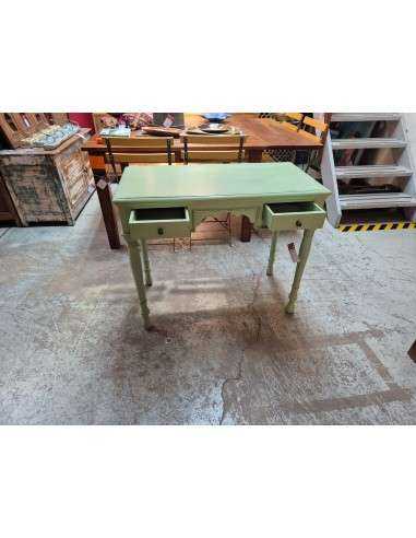 Scrivania in legno massello con due cassetti TR046
