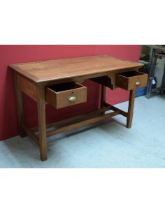 Scrivania in Legno Massello Indiano - epoca coloniale - 120x60cm TR046 2