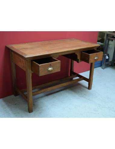 Scrivania in Legno Massello Indiano - epoca coloniale - 120x60cm TR046