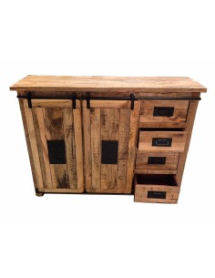Credenza Jupiter 5 cassetti| Legno Massello Mango | Artigianale AGB0309 2
