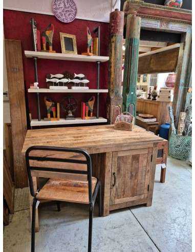 Scrivania in legno massello di mango | Artigianato indiano AGB1247