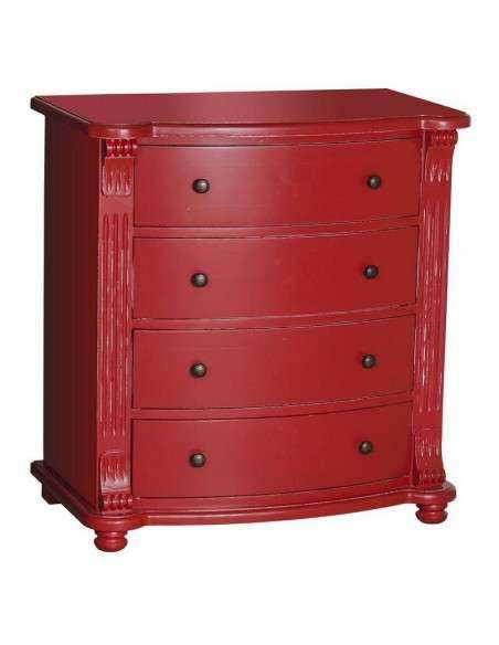 Cassettiera shabby colorata MS036