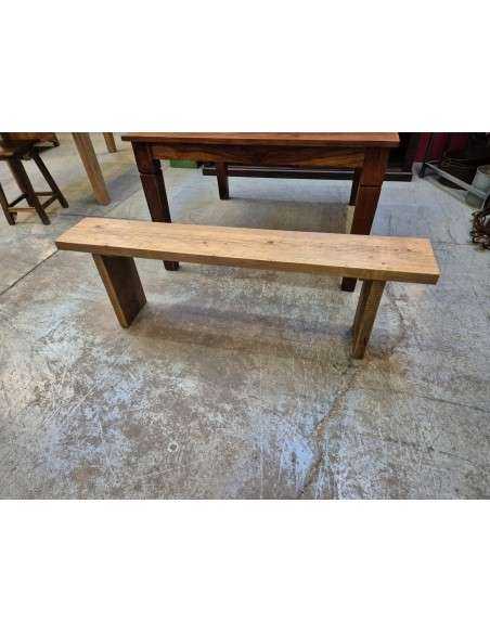 Panca Artigianale in Legno Recuperato - 150x24 cm CX232