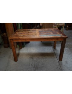 Tavolo recycled allungabile in legno massello - Produzione Artigianale dall'India 150/230cm AGB0688001188