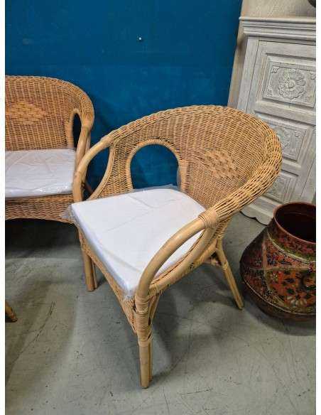 Salotto rattan mandolino 4 pezzi - VG2611720000