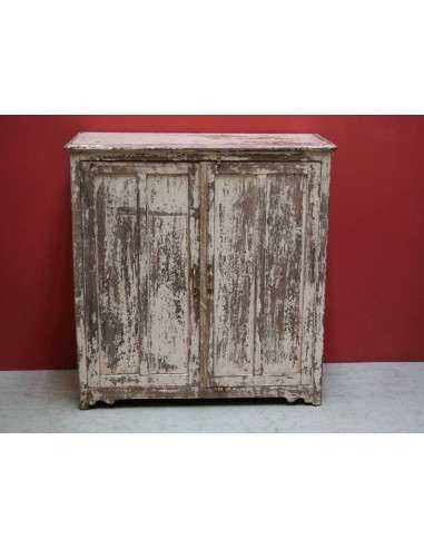 Armadietto legno massello sbiancato 106cm h TR24