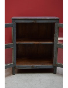 Credenzino coloniale shabby carta da zucchero in legno massello – 57x33x69 cm TS188 2