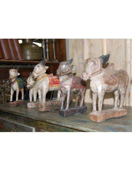 Mucche in legno SCUL0008