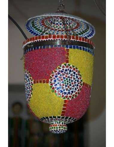 Lampada a sospensione con mosaico LAMP008