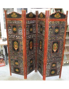 Paravento decorato indiano F2297