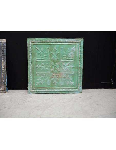 Pannello lamiera stampata decorativa 63x63 crema rivestimento F9N22
