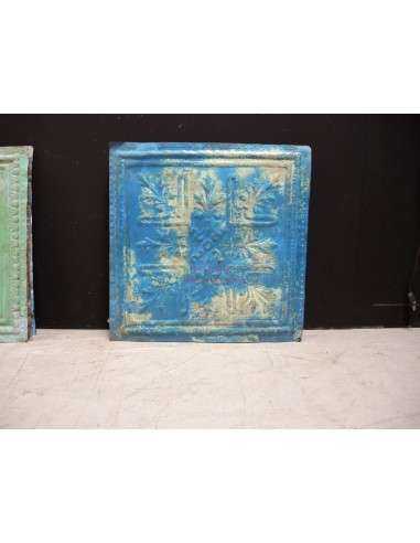 Pannello lamiera stampata decorativa 63x63 crema rivestimento F9N22