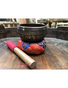 Campana tibetana con Buddha realizzata con 7 metalli AN0024